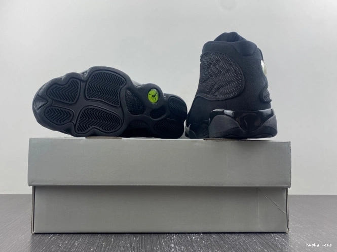 Rep Husky Cat Retro 13 Air Jordan 414571-011 Black 0811
